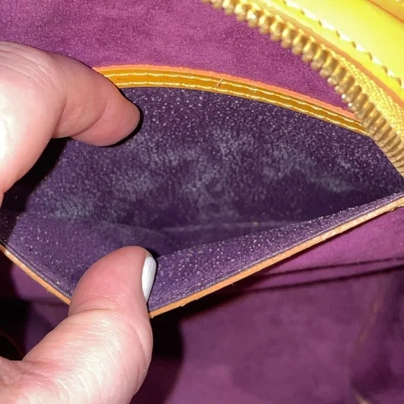Louis Vuitton Yellow Épi Leather Backpack.VGUC 100% Authentic